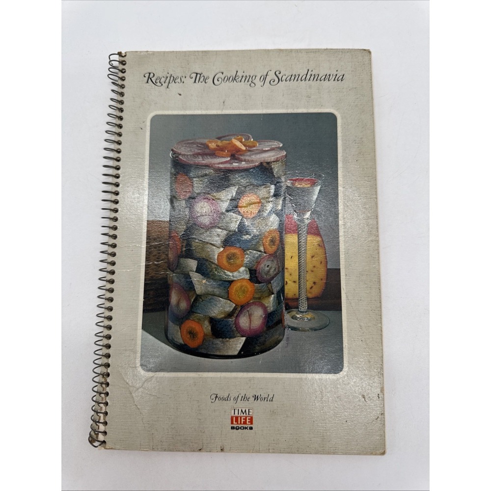 TIME LIFE  Foods of the World - The Cooking of Scandinavia Sprial Bound Vintage